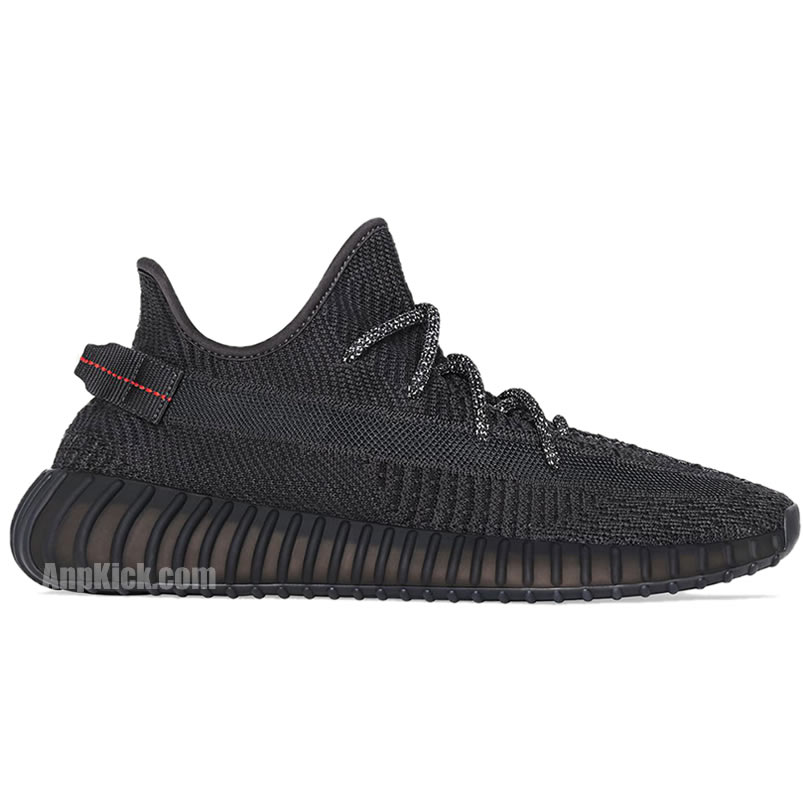 Adidas Yeezy Boost 350 V2 Black Non Refective Fu9013 (2) - newkick.vip