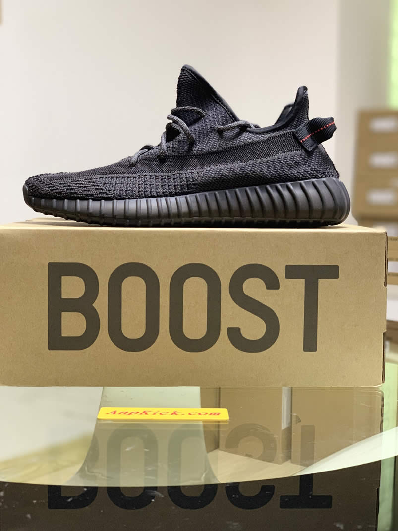 Adidas Yeezy Boost 350 V2 Static Black Non Refective Fu9013 (10) - newkick.vip