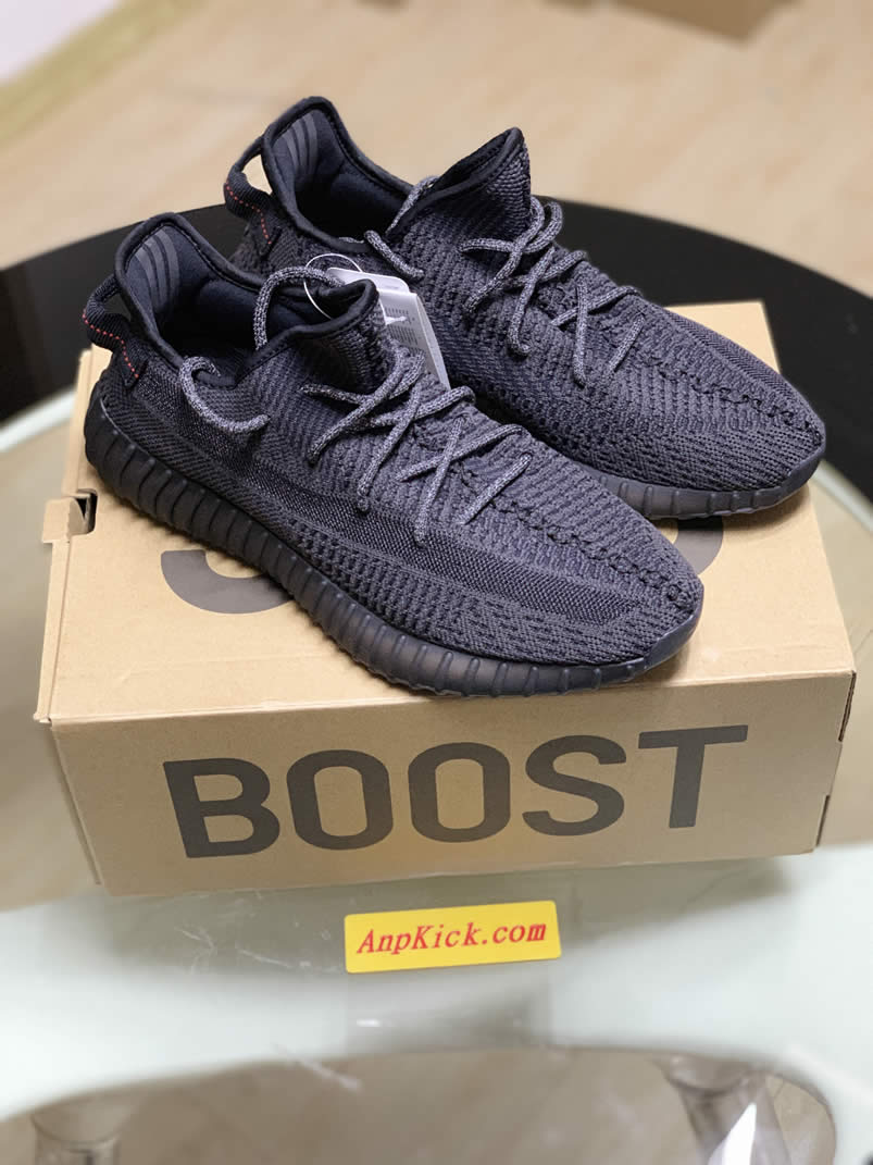 Adidas Yeezy Boost 350 V2 Static Black Non Refective Fu9013 (14) - newkick.vip