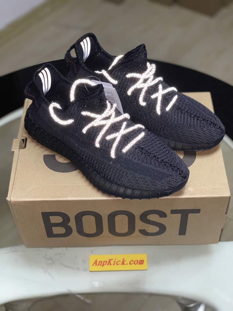 Adidas Yeezy Boost 350 V2 Static Black Non Refective Fu9013 (15) - newkick.vip