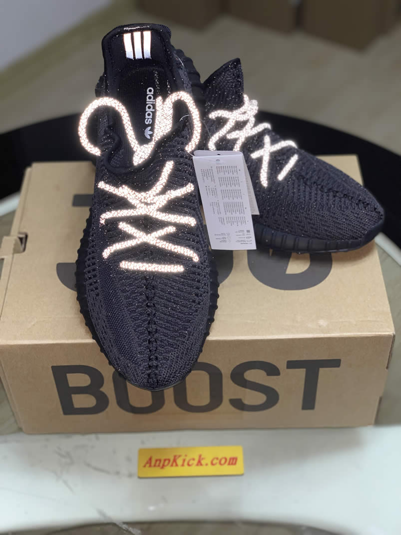 Adidas Yeezy Boost 350 V2 Static Black Non Refective Fu9013 (16) - newkick.vip