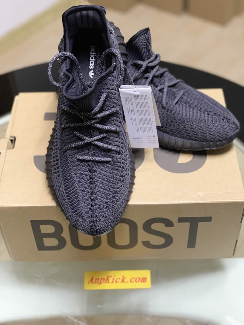 Adidas Yeezy Boost 350 V2 Static Black Non Refective Fu9013 (17) - newkick.vip