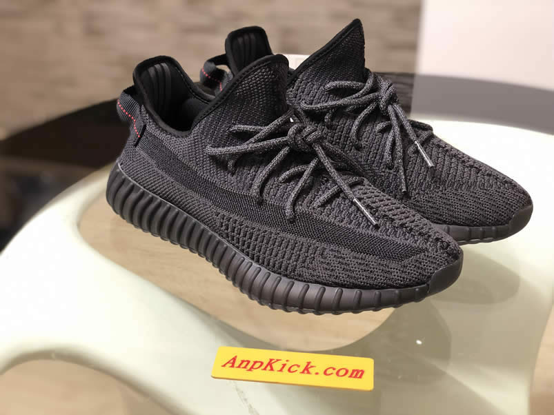 Adidas Yeezy Boost 350 V2 Static Black Non Refective Fu9013 (6) - newkick.vip