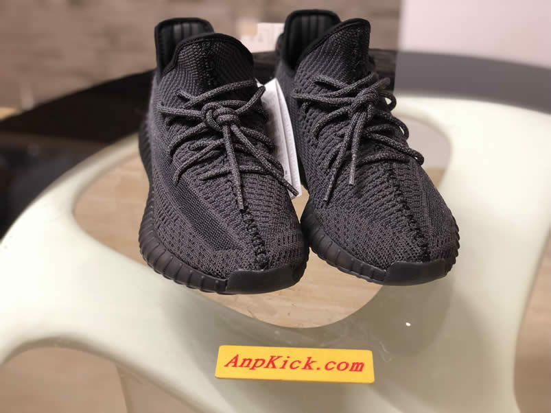 Adidas Yeezy Boost 350 V2 Static Black Non Refective Fu9013 (7) - newkick.vip