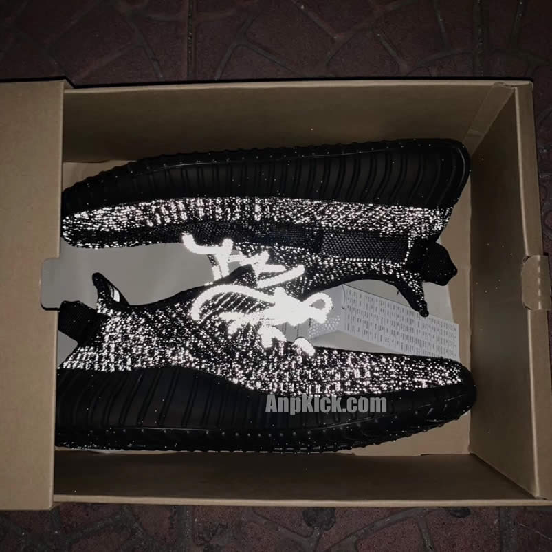 Adidas Yeezy Boost 350 V2 Static Refective Black Venom Ef2367 Wholesale (7) - newkick.vip