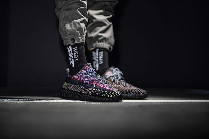 Adidas Yeezy Boost 350 V2 Yecheil Reflective Fx4145 On Feet Release Date For Sale (9) - newkick.vip