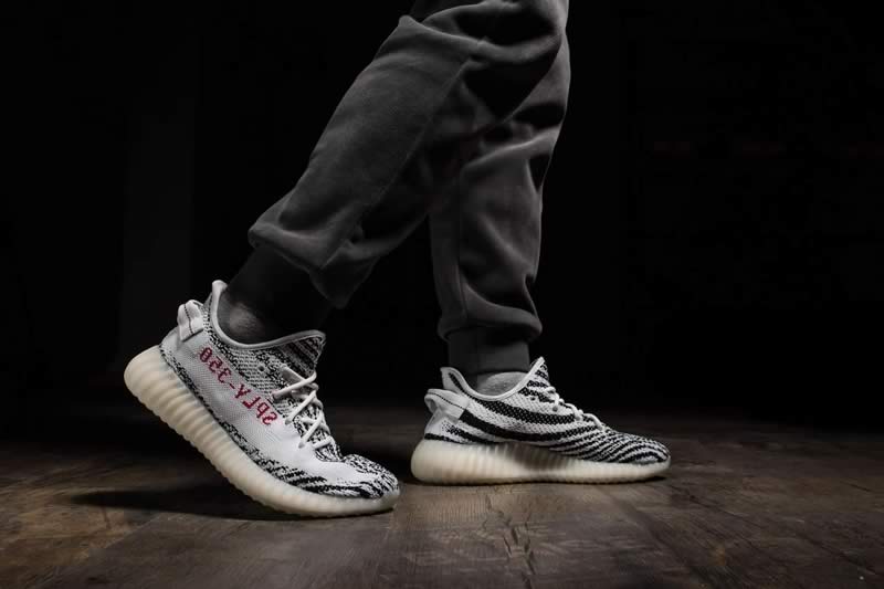 Adidas Yeezy Boost 350 V2 Zebra Cp9654 On Feet Outfit 2018 Release Date (4) - newkick.vip