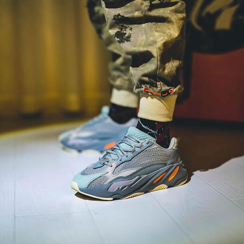 Adidas Yeezy Boost 700 V2 Inertia On Feet Outfits Fw2549 (3) - newkick.vip