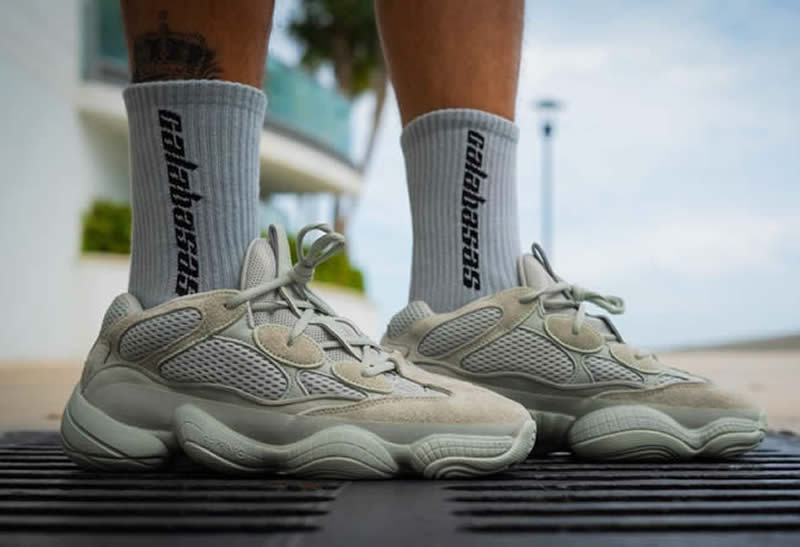 adidas yeezy 500 salt grey on feet release date 2018 outfit ee7287