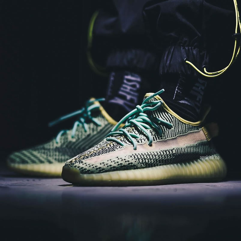 Adidas Yeezy Boost 350 V2 Yeezreel Non Reflective On Feet Release Date Fw5191 (3) - newkick.vip