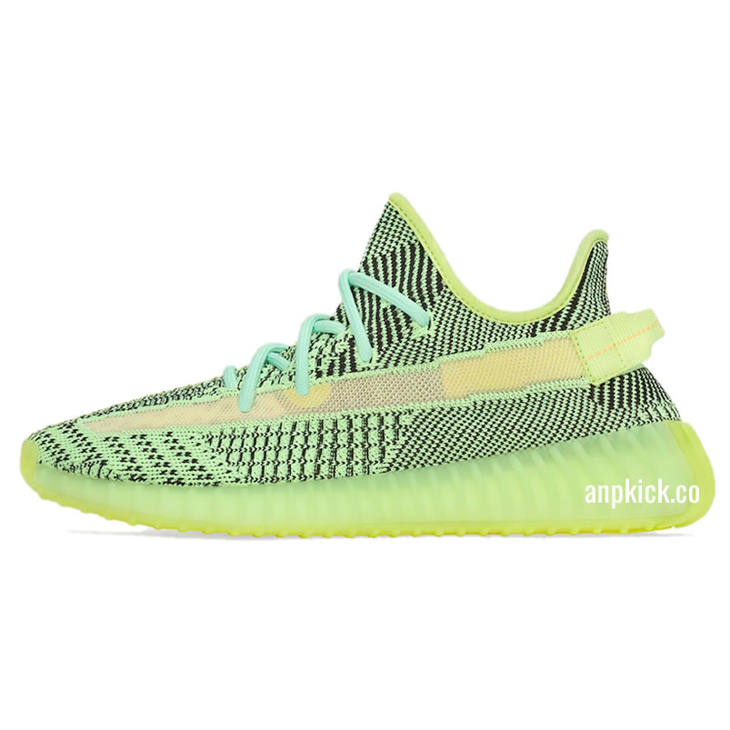 Adidas Yeezy Boost 350 V2 Yeezreel Reflective Green Black Release Date Fw4130 (1) - newkick.vip