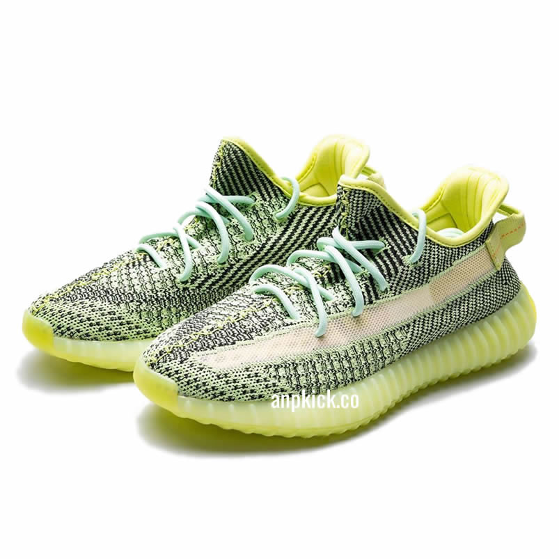 Adidas Yeezy Boost 350 V2 Yeezreel Reflective Green Black Release Date Fw4130 (11) - newkick.vip