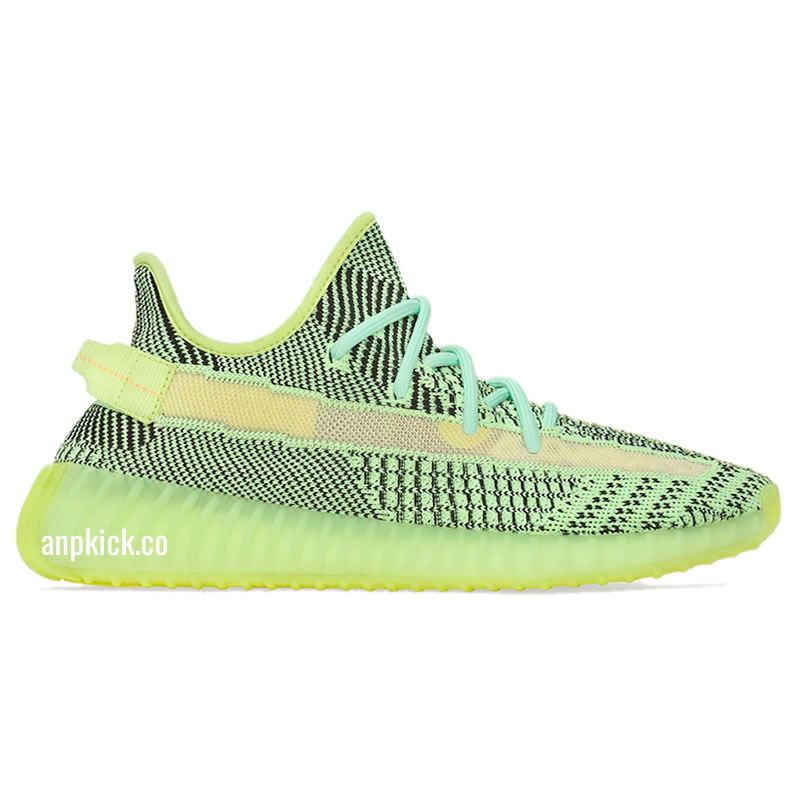 Adidas Yeezy Boost 350 V2 Yeezreel Reflective Green Black Release Date Fw4130 (2) - newkick.vip