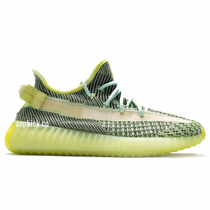 Adidas Yeezy Boost 350 V2 Yeezreel Reflective Green Black Release Date Fw4130 (8) - newkick.vip