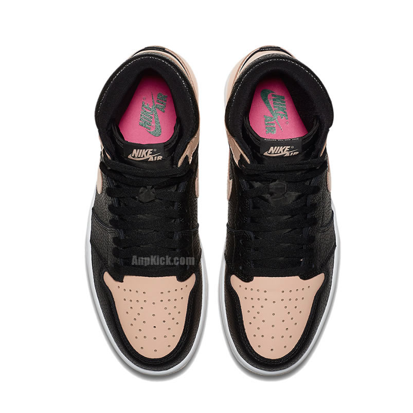 Air Jordan 1 Crimson Tint Hyper Pink Black 555088 081 (3) - newkick.vip