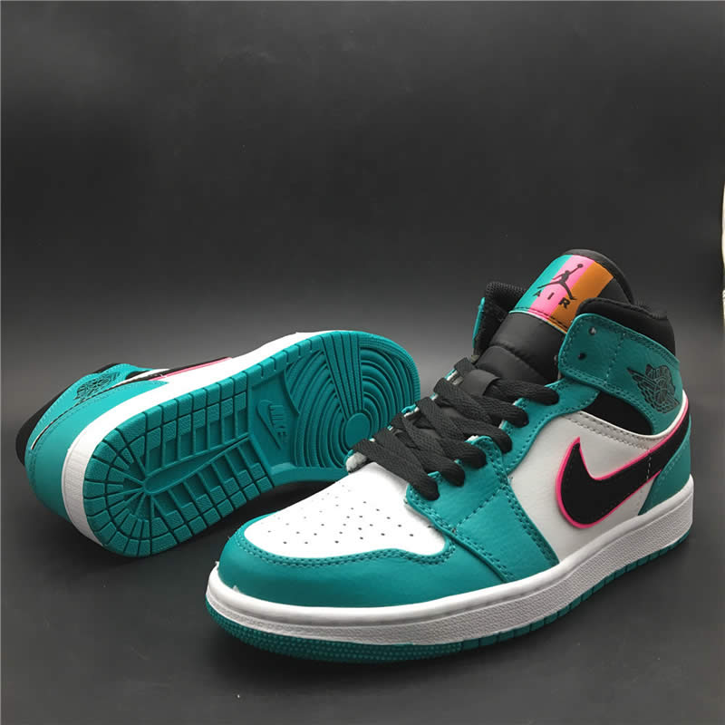 Air Jordan 1 Green South Beach Mid OG 852542-306 For Sale Pics