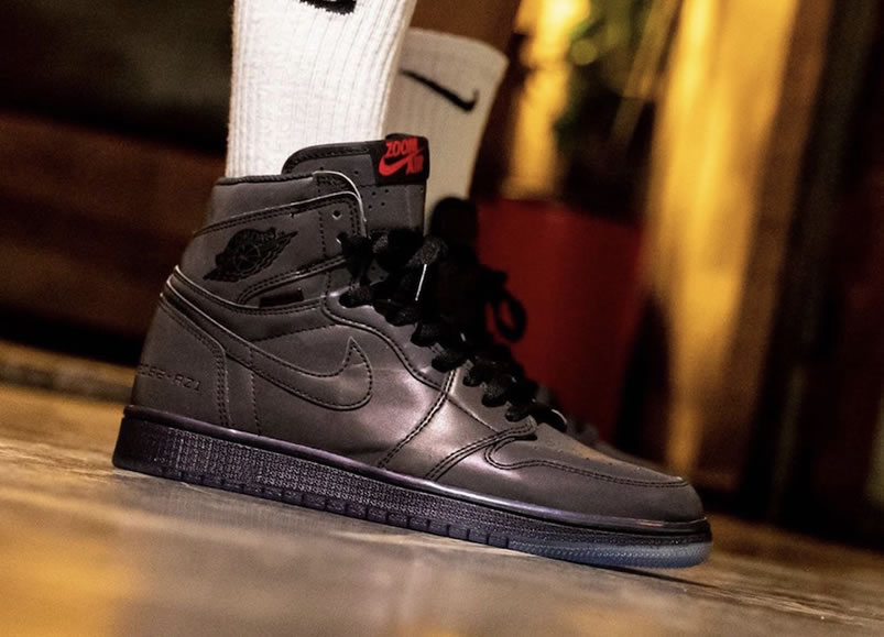 Air Jordan 1 High Zoom Fearless Black Lucky On Feet Release Date Bv0006 900 (2) - newkick.vip