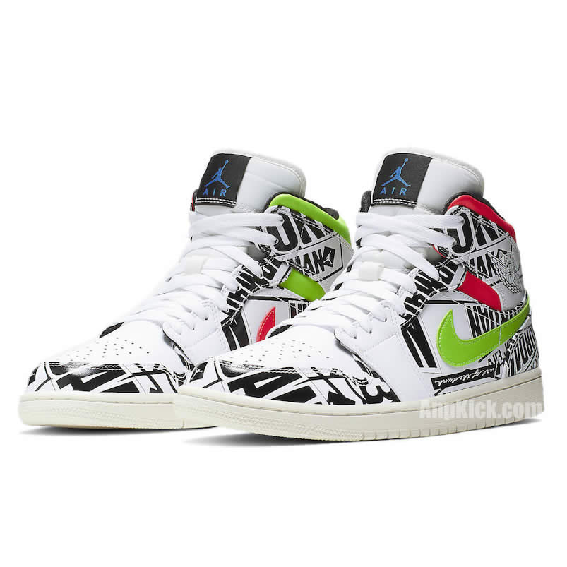 Air Jordan 1 Mid All Over Logos 554724 119 (3) - newkick.vip