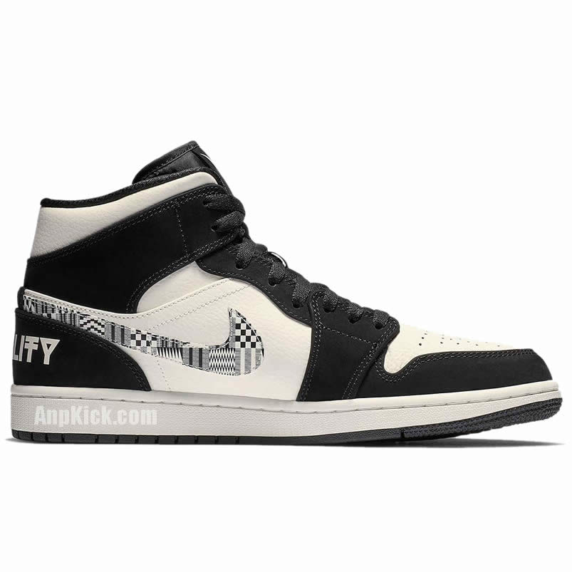 Air Jordan 1 Mid Bhm Equality 2019 Melo Aj1 Shoes 852542 010 (2) - newkick.vip