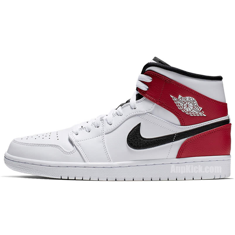 Air Jordan 1 Mid Gives The Bulls White Red 554724 116 (1) - newkick.vip