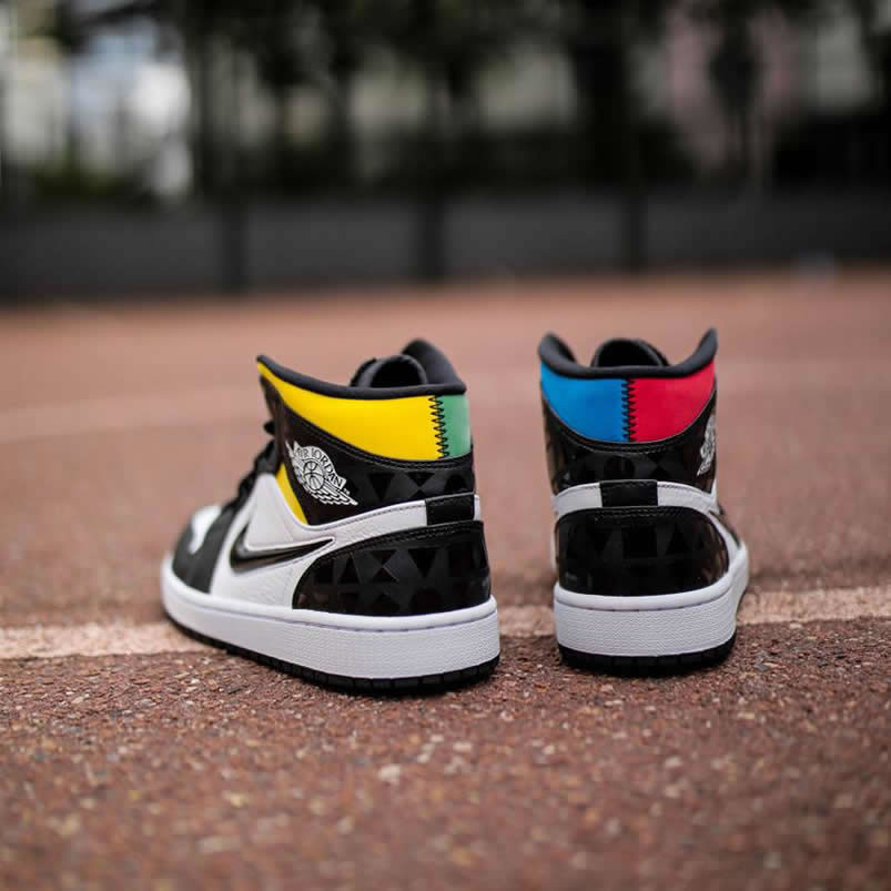 Air Jordan 1 Mid Quai 54 2019 Aj1 Womens Where To Buy Cj9219 001 (15) - newkick.vip