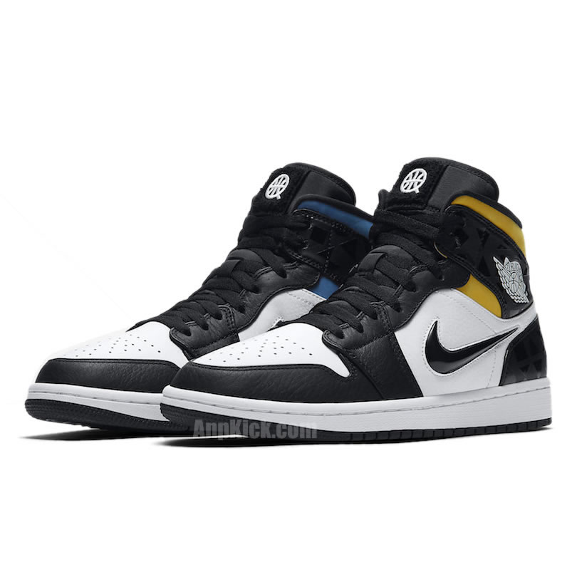 Air Jordan 1 Mid Quai 54 2019 Aj1 Womens Where To Buy Cj9219 001 (3) - newkick.vip