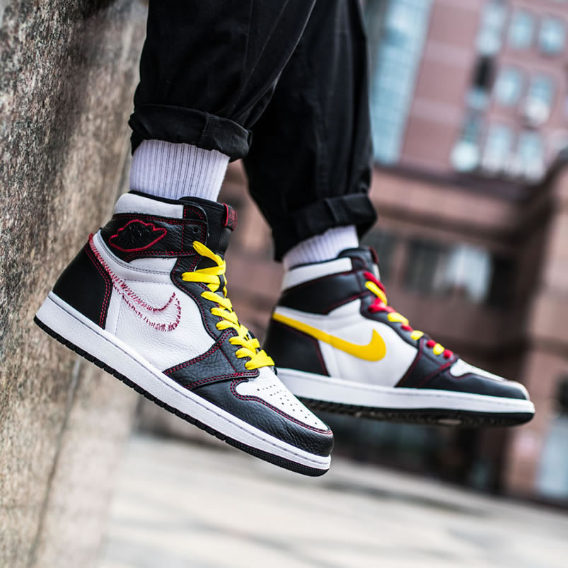 Air Jordan 1 Retro High Og Defiant Tour Dynamic Yellow On Feet Cd6579 071 (3) - newkick.vip