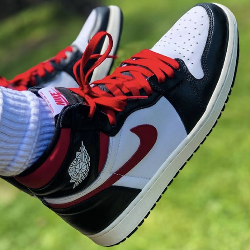 Air Jordan 1 Retro High Og Gym Red 2019 555088 061 On Feet (7) - newkick.vip