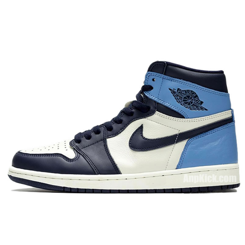 Air Jordan 1 Retro High Og Obsidian University Blue Unc 555088 140 (1) - newkick.vip