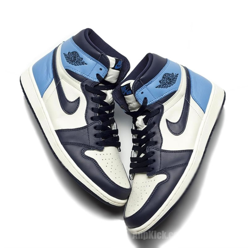 Air Jordan 1 Retro High Og Obsidian University Blue Unc 555088 140 (6) - newkick.vip