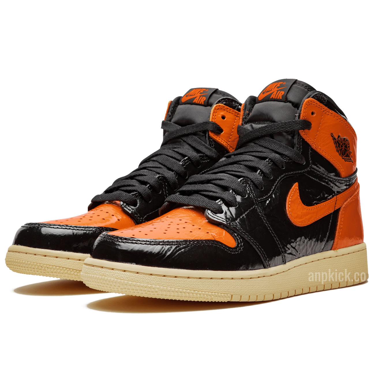 Air Jordan 1 Retro High Og Shattered Backboard 3.0 Mens Gs Black Pale Vanilla Starfish 555088 028 (2) - newkick.vip