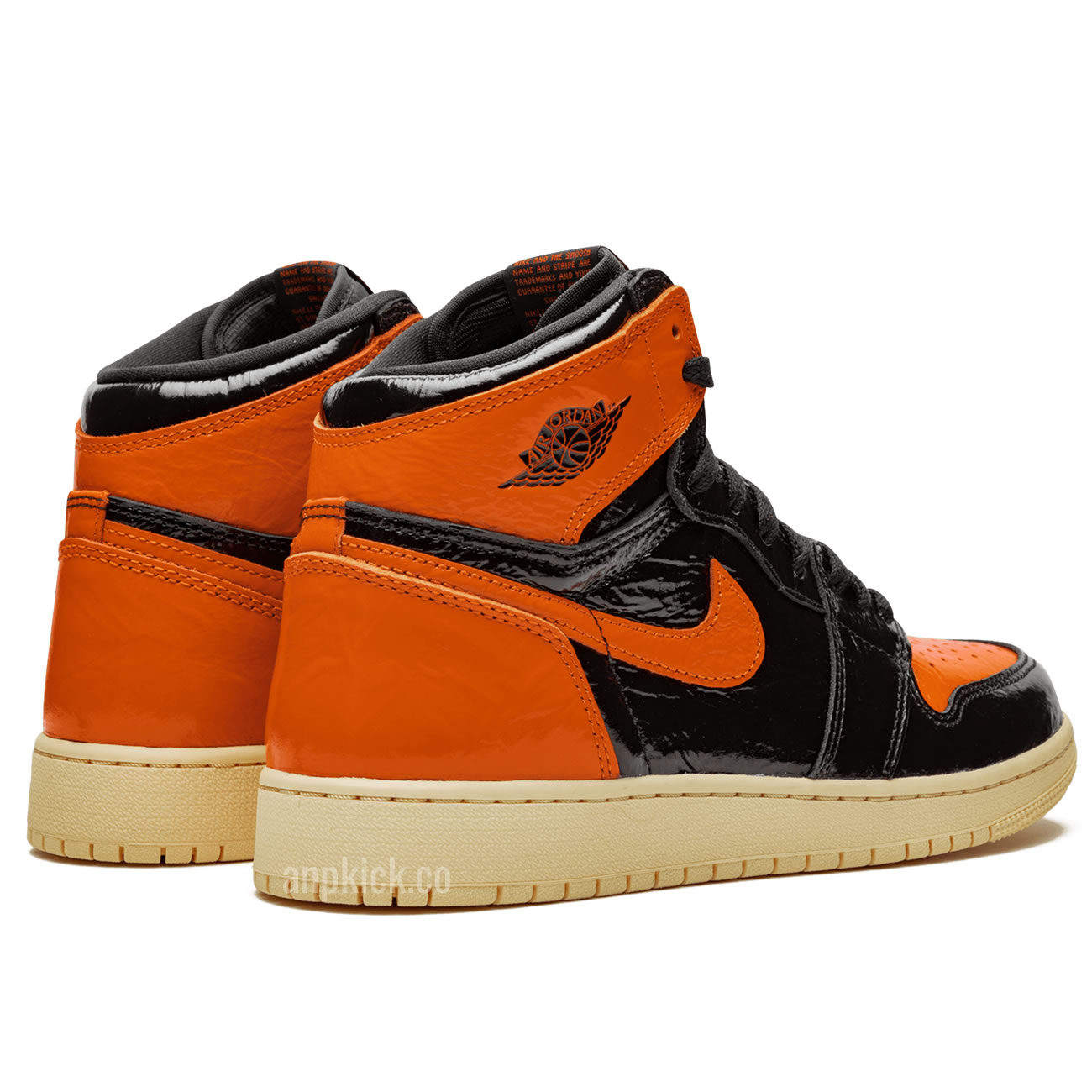 Air Jordan 1 Retro High Og Shattered Backboard 3.0 Mens Gs Black Pale Vanilla Starfish 555088 028 (3) - newkick.vip