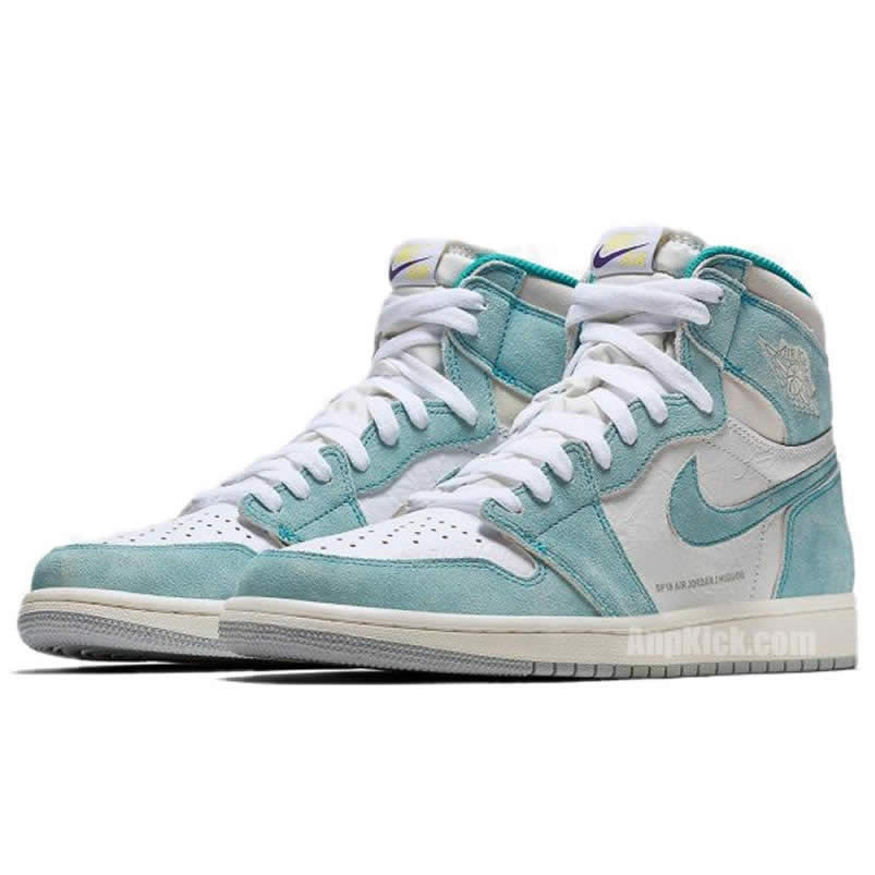 Air Jordan 1 Retro High Og Turbo Green White Grey 555088 311 (3) - newkick.vip