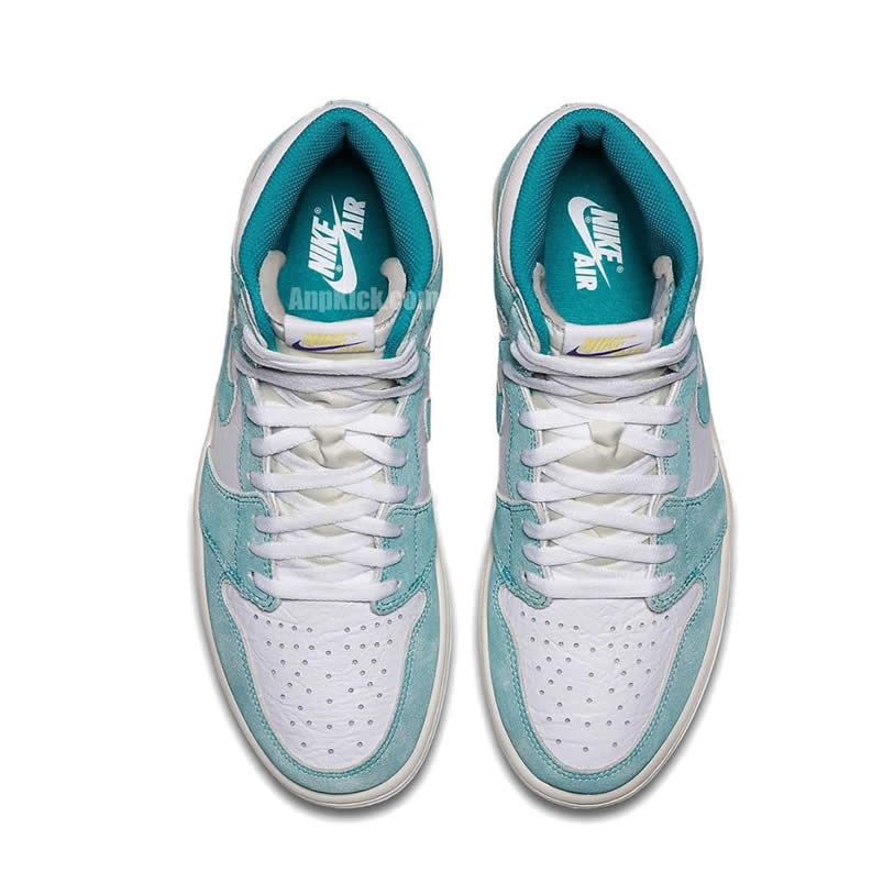 Air Jordan 1 Retro High Og Turbo Green White Grey 555088 311 (4) - newkick.vip