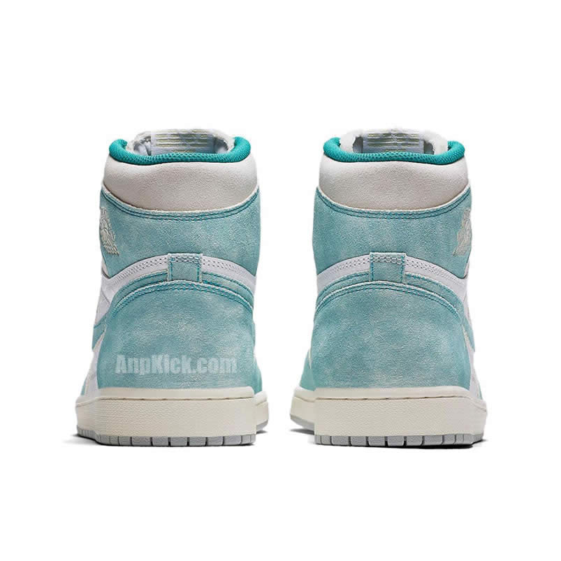 Air Jordan 1 Retro High Og Turbo Green White Grey 555088 311 (5) - newkick.vip