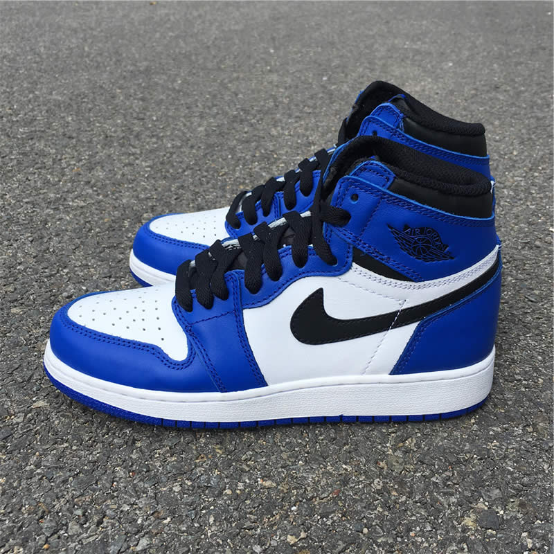 air jordan 1 retro og game royal blue womens gs shoes 575441 403 detail images (1)