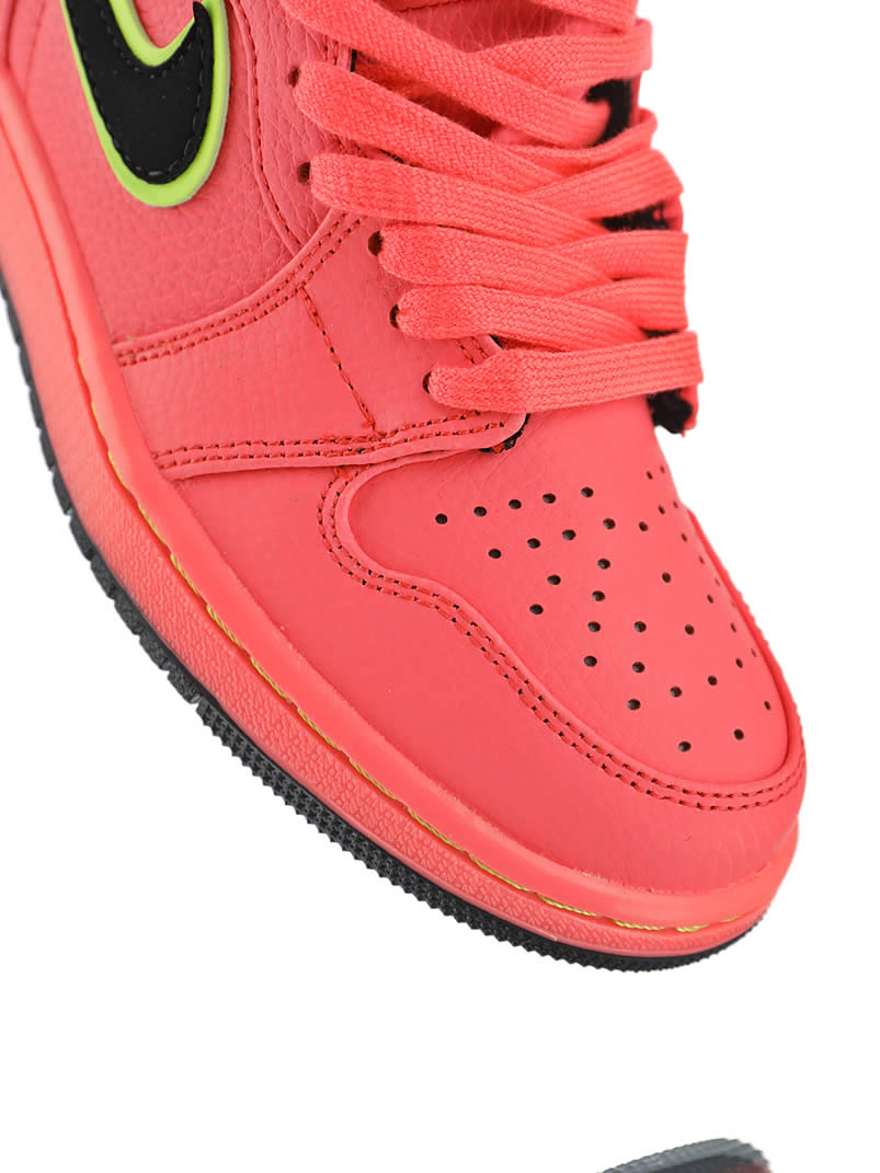 Air Jordan 1 Retro Premium Hot Punch Pink Pics Womens Aq9131 600 (8) - newkick.vip