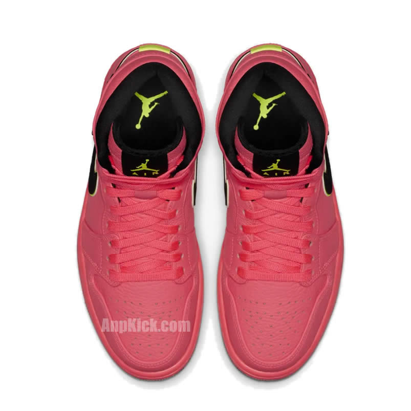 Air Jordan 1 Retro Premium Hot Punch Pink Womens Aq9131 600 (4) - newkick.vip