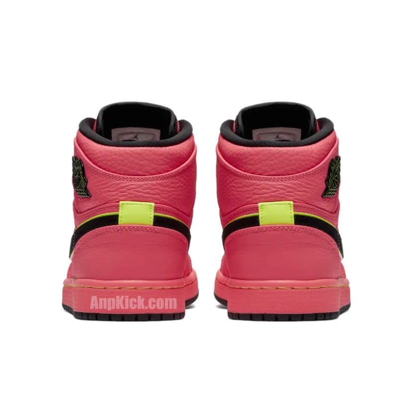 Air Jordan 1 Retro Premium Hot Punch Pink Womens Aq9131 600 (5) - newkick.vip