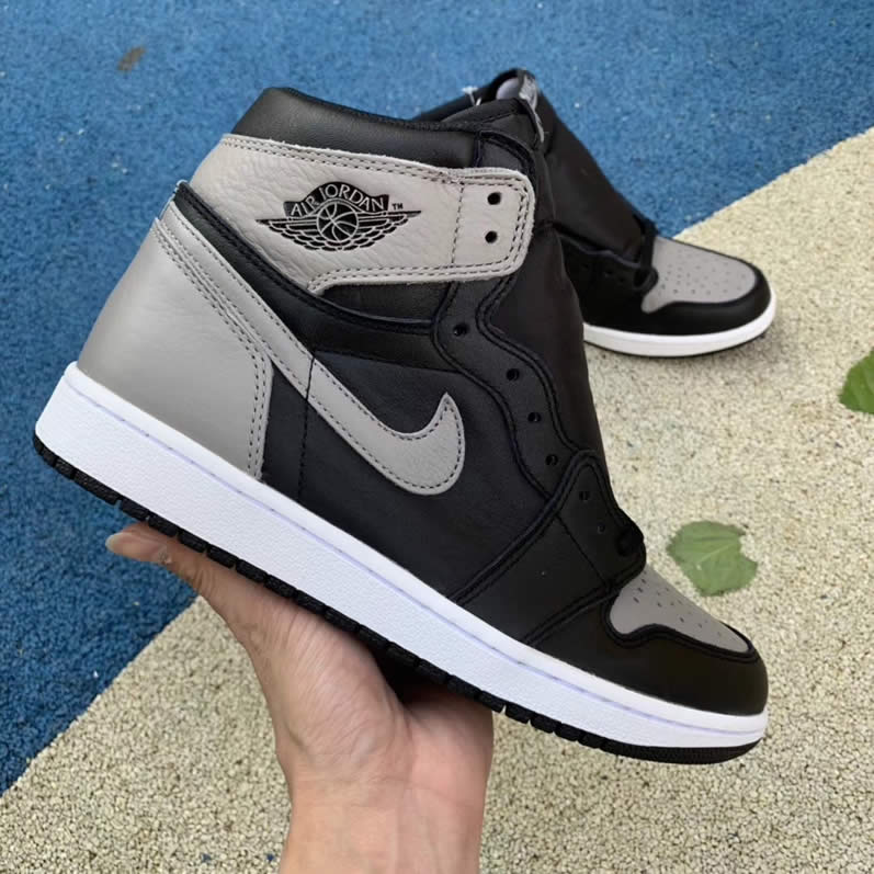 Air Jordan 1 'Shadow' Grey 2018 On Feet Mens GS Outfit Shoes 555088-013 Pics