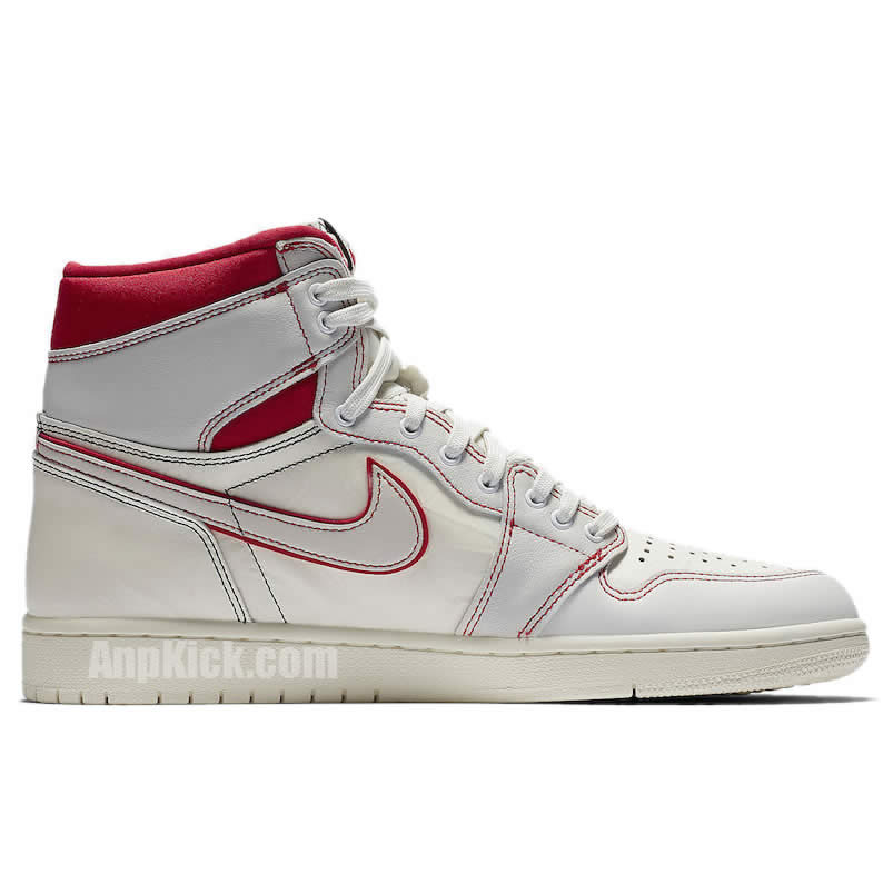 Air Jordan Retro 1 Retro High Og Sail Black Phantom University Red 555088 160 (2) - newkick.vip