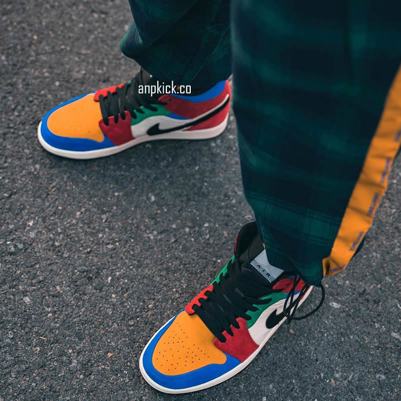 Blue The Great Air Jordan 1 Mid Fearless Outfit On Feet Release Date Cu2805 100 (2) - newkick.vip