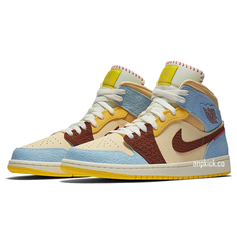 Maison Chateau Rouge Air Jordan 1 Mid Fearless Aj1 Outfit Cu2803 200 (3) - newkick.vip