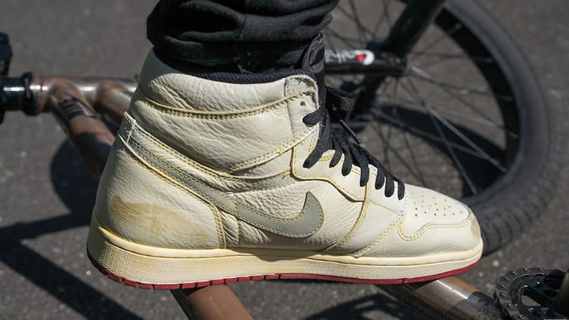 nigel sylvester air jordan 1 retro high og sail varsity on feet bv1803-106