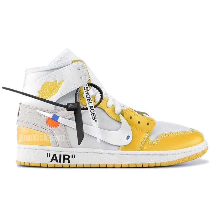 Off White Air Jordan 1 Yellow Chicago New Release Date For Sale (1) - newkick.vip