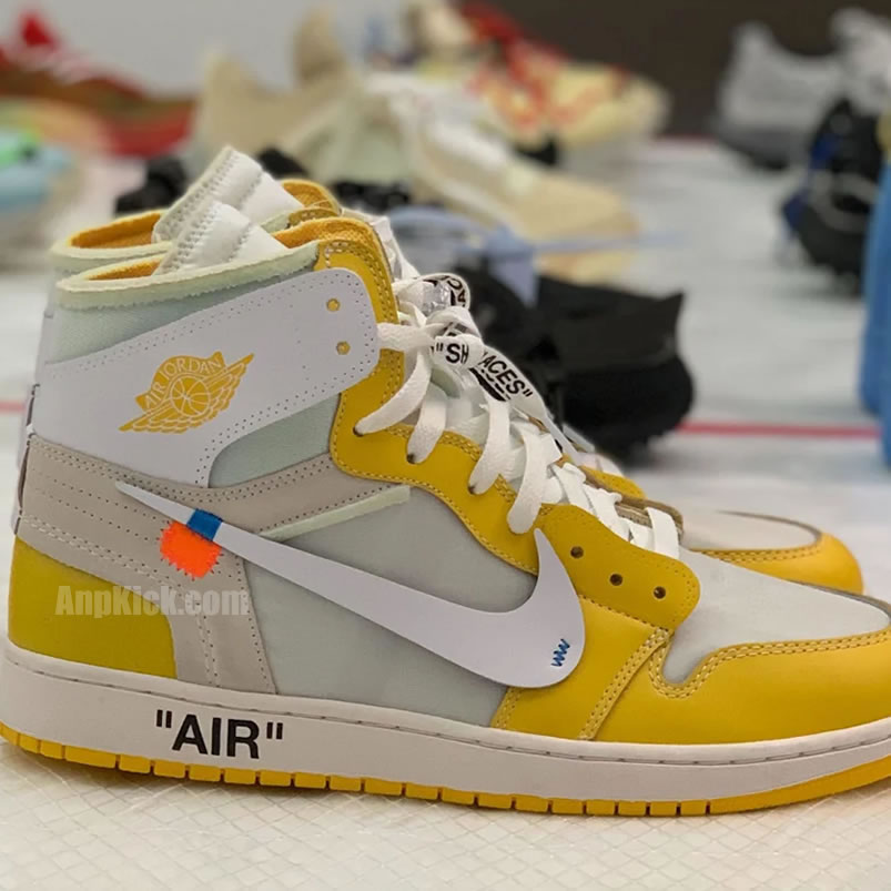 Off White Air Jordan 1 Yellow Chicago New Release For Sale (2) - newkick.vip