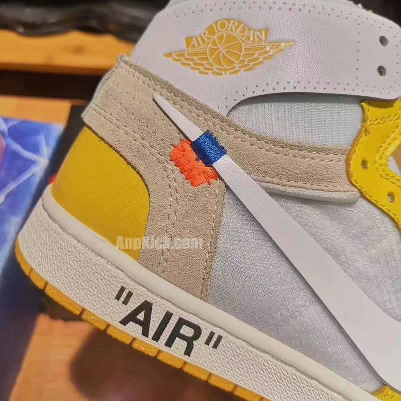 Off White Air Jordan 1 Yellow Chicago New Release For Sale (4) - newkick.vip