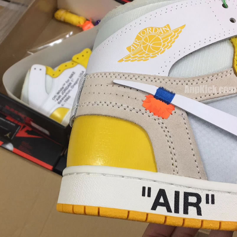 Off White Air Jordan 1 Yellow Chicago New Release For Sale (6) - newkick.vip