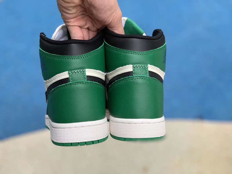 pine green new air jordan 1 high og gs 575441-302 shoes pics