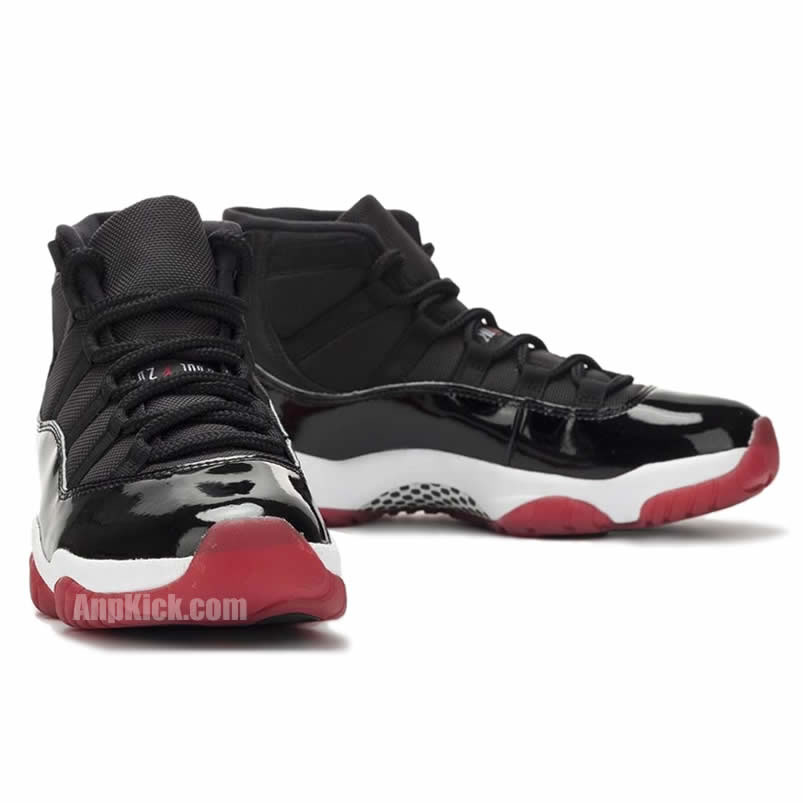 Air Jordan 11 Bred 2019 Black Red Release Date 378037 061 (2) - newkick.vip